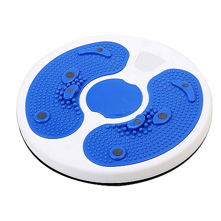 Swivel twister for exercise with cables foot massager