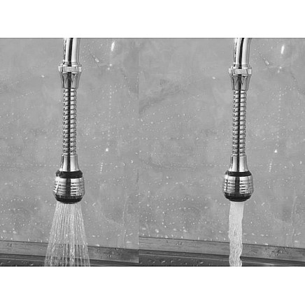 Faucet tap extension perlator chrome flex