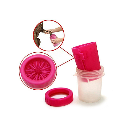 Dog paw cleaner cat silicone cup large l