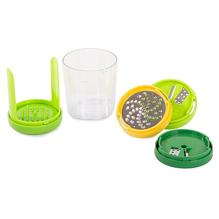 Spiral slicer vegetable grater sharpener