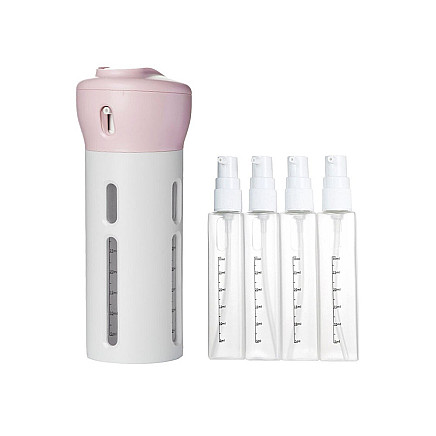 Travel organizer for cosmetics liquid dispenser