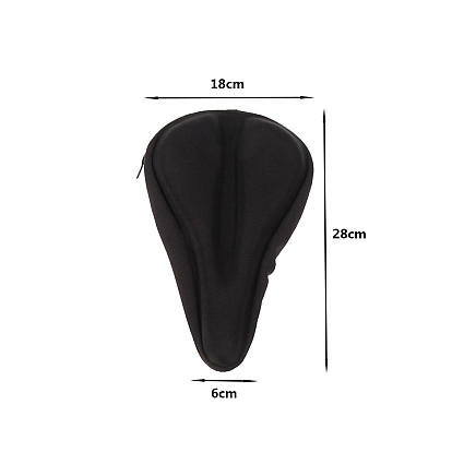 Bicycle saddle gel pad 3d cover