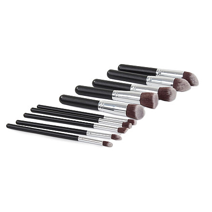Set of professional make-up brushes 10 pieces