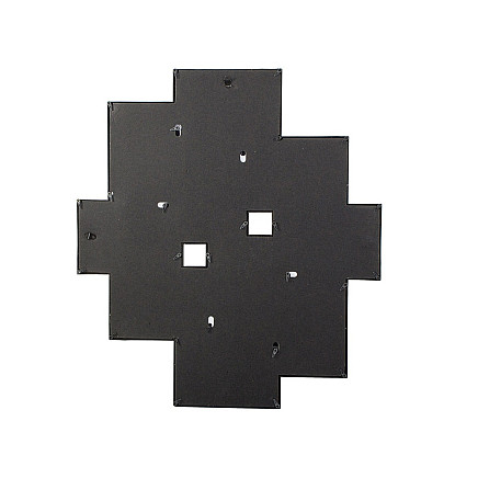 Liels 3D multirāmis 10 fotogrāfijām 10x15 cm, balts