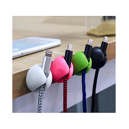 Cable holder organiser for cables 6 pcs.