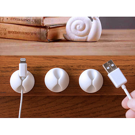 Cable holder organiser for cables 6 pcs.