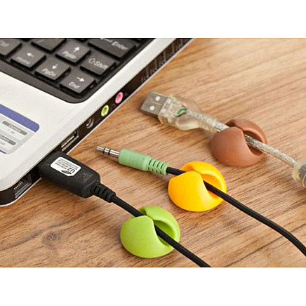 Cable holder organiser for cables 6 pcs.