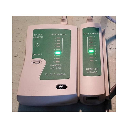 Tīkla kabeļu testeris RJ45/RJ11 LED