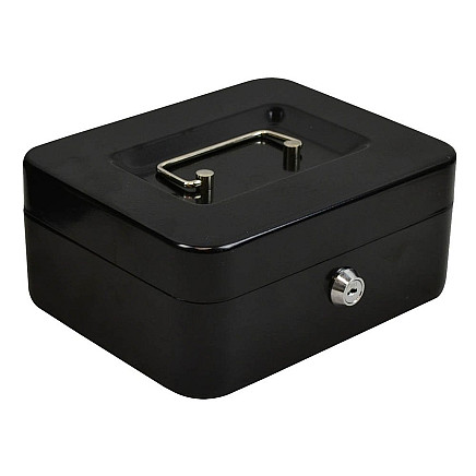 Metal money box safe key documents