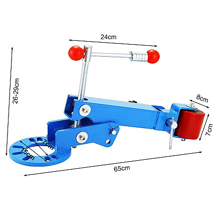 Repair kit for straightening mudguards dents widening wheel arches roller