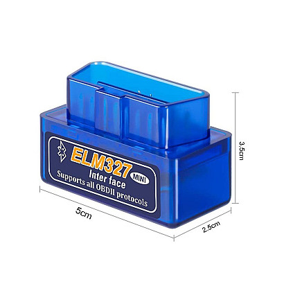 Bluetooth automašīnas diagnostikas adapteris ierīce ELM327 OBD2 OBDII v2.1