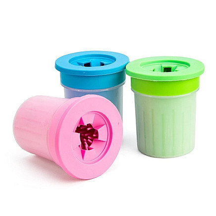 Silicone dog paw cleaning cup small