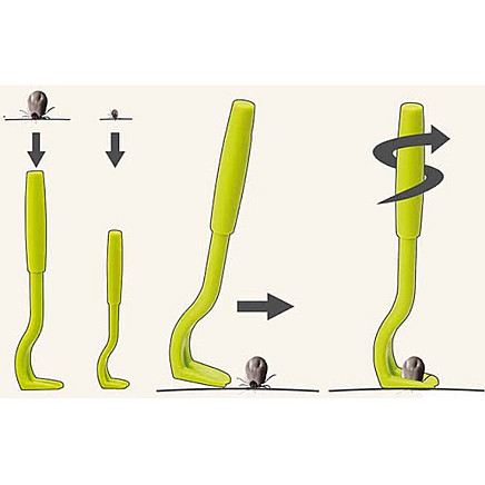 Tick removal hooks paws 2 pcs