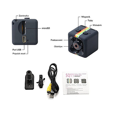 Wireless Mini WiFi Full HD Video Surveillance Camera for Home Office Office, 2x2cm