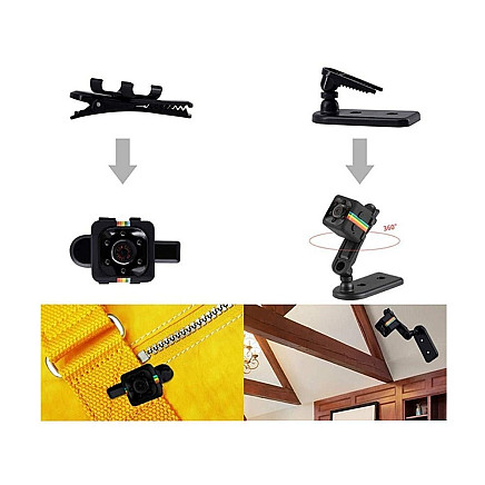 Wireless Mini WiFi Full HD Video Surveillance Camera for Home Office Office, 2x2cm