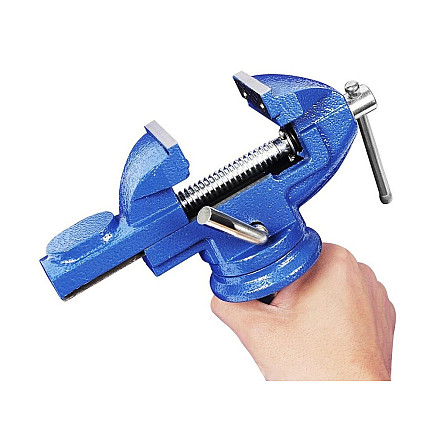 Rotary cast iron iron workbench vice