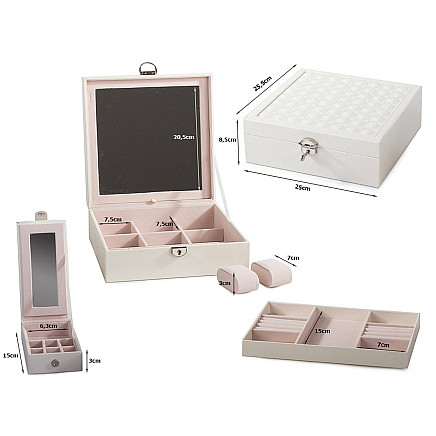 Jewellery box watches organiser box
