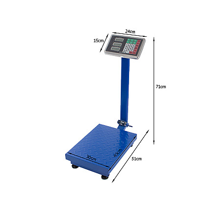 Electronic store weights 100kg lcd