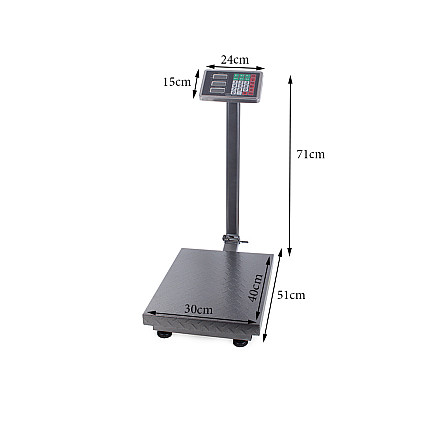 Electronic store weights 100kg lcd