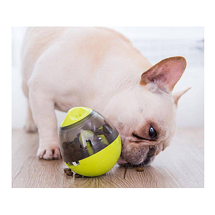 Interactive toy dog treat ball