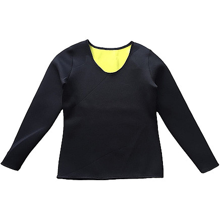 Ladies fitness neoprene long sleeve t-shirt