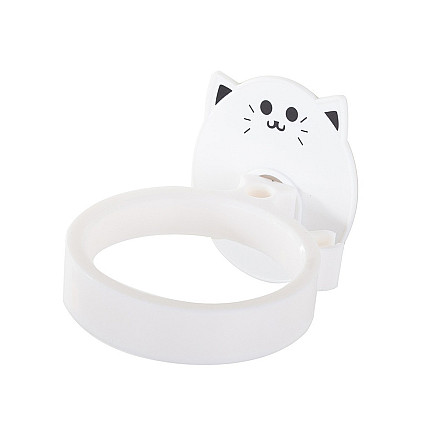 Bathroom wall-mounted hair dryer holder