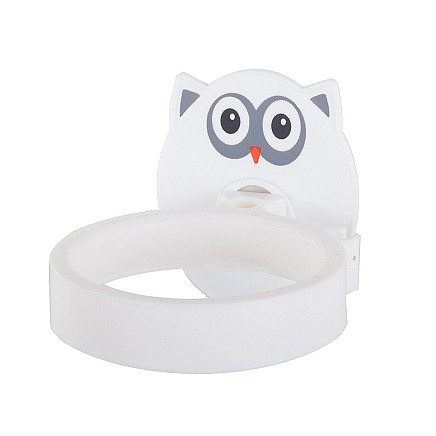 Bathroom wall-mounted hair dryer holder