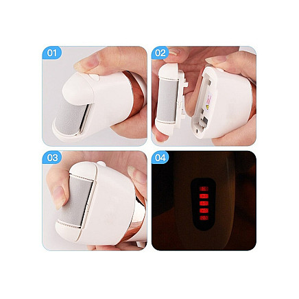 Electric heel file cutter lcd