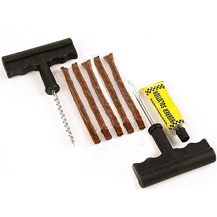 Tyre repair kit fast repair of a wheel tyre