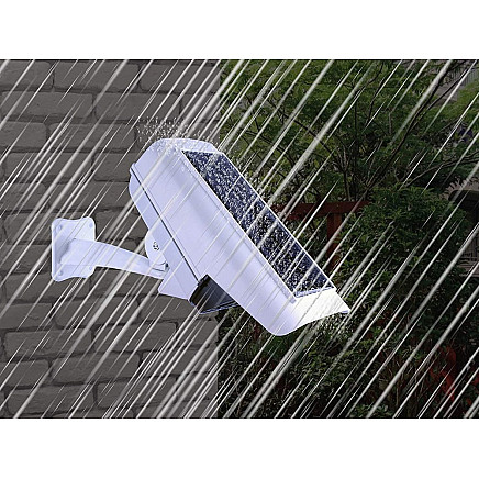 Dummy camera solar motion sensor dusk led