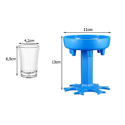 Drinks glass dispenser pouring machine