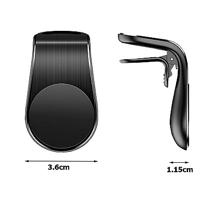 Magnetic car holder for phone grille