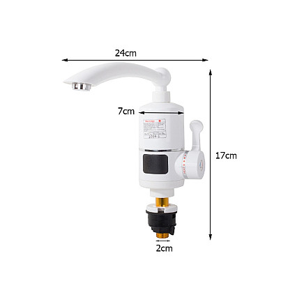Electric flower water heater lcd 3kw