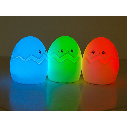 Childrens night light led egg rgb touch usb