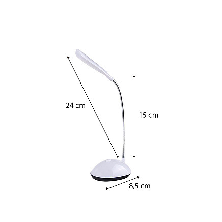 4led school desk lamp nightstand white