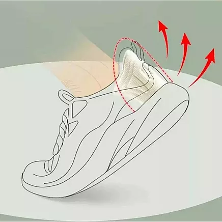 Ērti 5 mm putuplasta papēži sporta apaviem - aizsardzība un komforts
