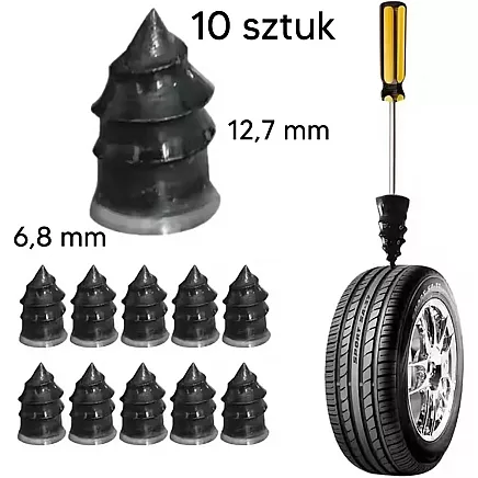 Universāls riepu remonta komplekts DA148A, 10 skrūves, L (6,8mm x 12,7mm)