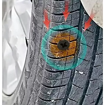 Universāls riepu remonta komplekts DA148A, 10 skrūves, L (6,8mm x 12,7mm)