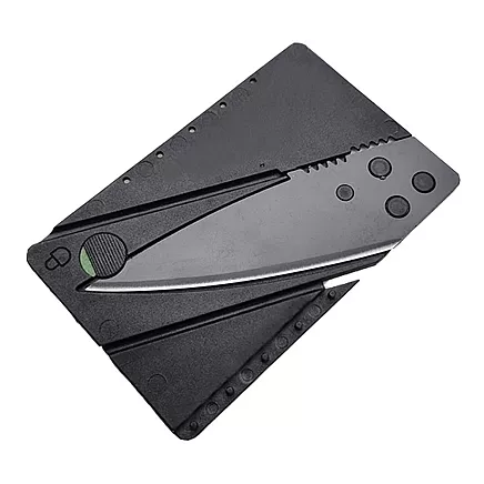 Saliekamais Kabatas Nazis Kredītkartes Formā