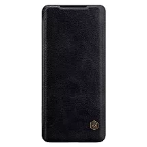 Nillkin Qin oriģināls ādas vāciņš Samsung Galaxy S20 Ultra melns