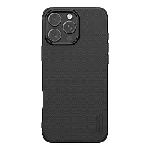 Nillkin Super Frosted Shield Pro apvalks iPhone 16 Pro Max - melns