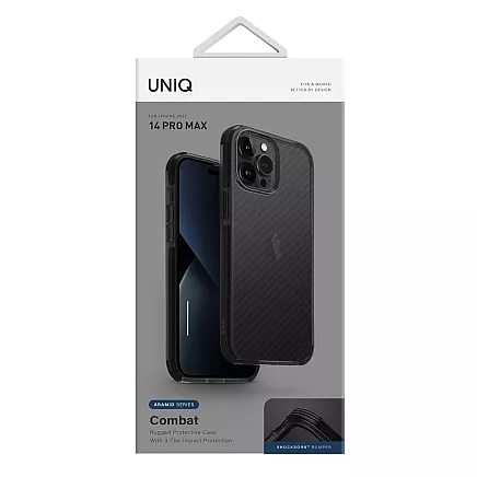 UNIQ чехол Combat Apple iPhone 13 Pro / 13 6,1 арамидный дым