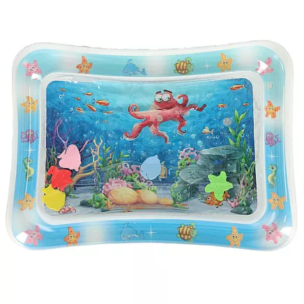 Piepūšamais krāsains bērnu ūdens paklājs, astoņkājis - 62x45 cm