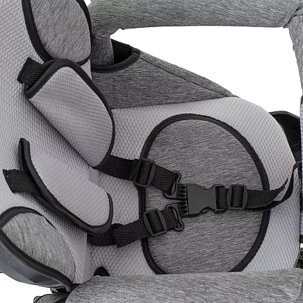 Велосипед трехколесный Fix V3 с козырьком, серый