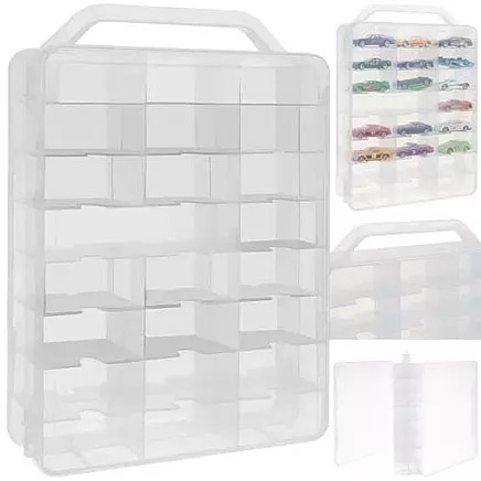 Organizators Koferis Rotaļu Automašīnas Glabāšanai (33cm x 25cm)