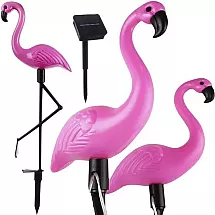 Saules dārza lampas Gardlov Flamingo 21151, 3 gab.