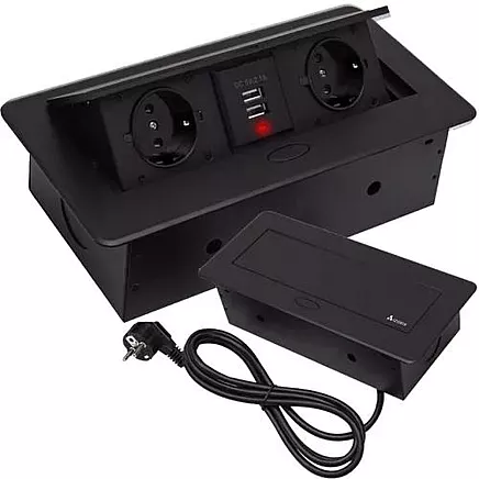 USB socket hidden in the table top - double Izoxis 21446