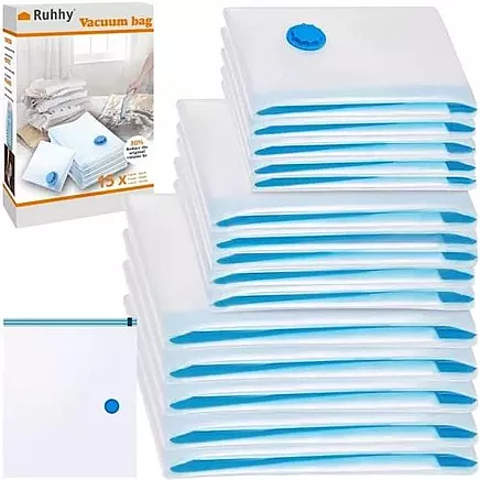 Vacuum bag set 15 pcs Ruhhy 22129
