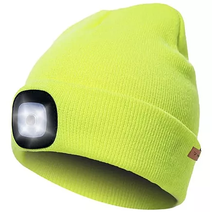 Ziemas cepure ar lukturīti - Gaiši Zaļā _ Trizand I Winter Hat With Flashlight - Light...