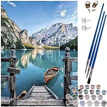 Gleznošanas komplekts pēc numuriem 40x50 cm Kalnu ainava Maaleo 22785